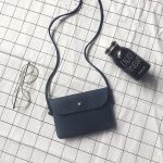 Wholesale Women Simple Fashion Solid Color Square Flap Mini Crossbody Bag - Image 9