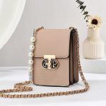 Women Fashion Casual Solid Color Chain Crossbody Bag - Image 8