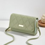 Wholesale Women Fashion Casual Solid Color Double-Layer Embroidered Crossbody Bag - Image 2