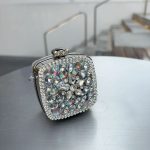Wholesale Mini Square Acrylic Round Fashion Crossbody Rhinestone Bag - Image 8