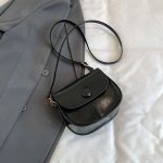 Women Fashion Casual Simple Solid Color Crossbody Bag - Image 9