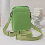 Wholesale Simple Fashionable Soft Leather Pu Mobile Phone Crossbody Bag - Image 9
