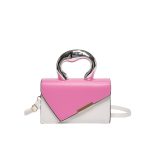 Wholesale Fashion Color-Matching Summer Casual Simple Crossbody Metal Portable Small Square Bag - Image 9