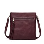 Wholesale Women Autumn Retro Tassel Double Zipper Bag - Image 5