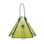 Women Fashion Solid Color Drawstring Triangle Handle Crossbody Bag - Image 9