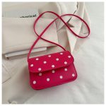 Wholesale Women Fashion Solid Color Dot Printed Crossbody Bag - Image 9