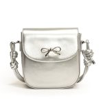Wholesale Fashion Solid Color Bow Flip Mini Crossbody Bag - Image 9