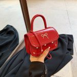 Fashion Bow Mini Square Crossbody Bag - Image 9