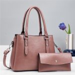 Wholesale Women Casual Solid Color Large Capacity Handbag Bag Set - Image 7