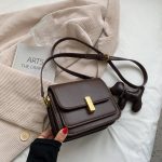 Women Fashion Simple Solid Color Small Square Crossbody Bag - Image 6