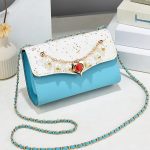 Wholesale Stylish Sequin Square Chain Trim Crossbody Bag - Image 9