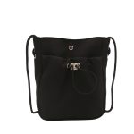 Wholesale Simple Drawstring Canvas Mini Crossbody Bag - Image 9