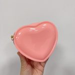 Wholesale Women Fashion Cute Heart-Shaped Zipper Chain Mini Crossbody Bag - Image 9