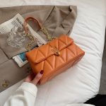 Wholesale Women Chic Flap Buckle Design Solid Color PU Crossbody Bag - Image 10