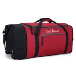 Wholesale Men Casual Sports Travel Foldable Wheels Oxford Duffle Bag - Image 9