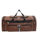 Men Leisure Sports Alphabet Foldable Large Capacity Nylon Duffle Bag - Image 9
