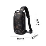 Wholesale Men Fashion Casual Waterproof Chest Bag - Image 9