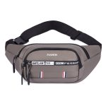 Multifunctional Crossbody Waterproof Sports Men Casual Multi Pocket Design Solid Color Large Capacity Waist Chest Bag - Image 9