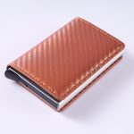 Men'S Fashion Solid Color Rfid Multi-Card Ultra-Thin Carbon Fiber Card Holder Wallet - Image 8