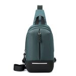 Men'S Casual Color Matching Wear-Resistant Oxford Cloth Chest Bag - Image 8