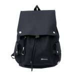 Wholesale Unisex Casual Breathable Waterproof Solid Color Pu Backpack - Image 7
