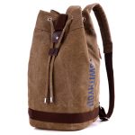 Wholesale Men Fashion Casual Commuter Letter Canvas Backpacks Bag - Image 9