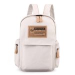 Men Leisure Sports Commuter Letter Canvas Backpacks Bag - Image 9