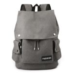 Wholesale Men Casual Sports Commuter Letter Canvas Backpacks Bag - Image 9