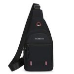 Wholesale Men Fashion Casual Commuter Oxford Chest Bag - Image 9