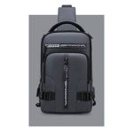 Wholesale Men Fashion Casual Sports Basic Letters Oxford Chest Bag - Image 9