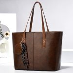 Wholesale Women Casual Solid Color Large Capacity Handbag - Image 4