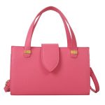 Women Fashion Simple Solid Color Large Capacity Handbag - Image 8
