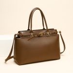 Wholesale Women Fashion Simple Solid Color Large Capacity Handbag - Image 8