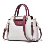 Wholesale Women Fashion Casual Color Blocke Handbag - Image 4
