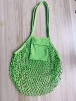 Wholesale Fashion Solid Color Cotton Knitted Shopping Net Bag Beach Bag - Image 8