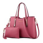 Wholesale Women Fashion Casual Large-Capasity Handbag Two-Piece Set - Image 5