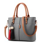 Wholesale Women Fashion Casual Litchi Pattern Large Capacity Handbag - Image 9