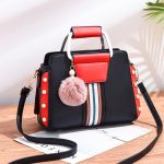 Wholesale Women Fashion Large Capacity Stitching Handbag - Image 9