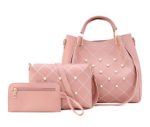 Wholesale Women Fashion Large-Capacity Handbag Three-Piece Set - Image 9
