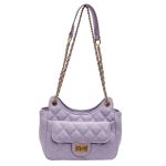 Women Fashion Solid Color Rhomboid Chain Shoulder Bag - Image 9