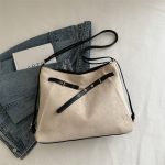 Wholesale Vintage Large Capacity Solid Shoulder Tote Bag - Image 9