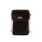Women Fashion Casual Autumn And Winter Solid Color Plush Chain Shoulder Bag - Image 9