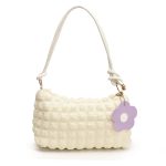 Wholesale Women Fashion Casual Solid Color Pleated Clouds Large Capacity Shoulder Bag - Image 9