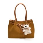 Wholesale Women Fashion Casual Solid Color Woven Pendant Shoulder Bag - Image 8