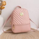 Wholesale Women Fashion Casual Solid Color Embroidered Mini Backpack - Image 9