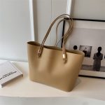 Wholesale Women Fashion Casual Simple Solid Color Large Capacity Shoulder Bag - Image 8