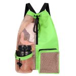 Wholesale Fashion Mesh Stitching Swimming Sports Storage Backpack - Image 7