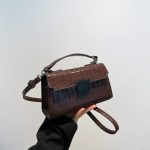 Wholesale Women Fashion Casual Stone Pattern Square Shoulder Bag - Image 9