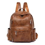 Wholesale Women Simple Large Capacity Pu Backpack - Image 9