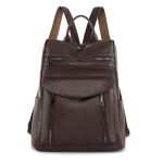 Wholesale Women Fashionable Contrast Color Outdoor Travel Backpack - Image 9